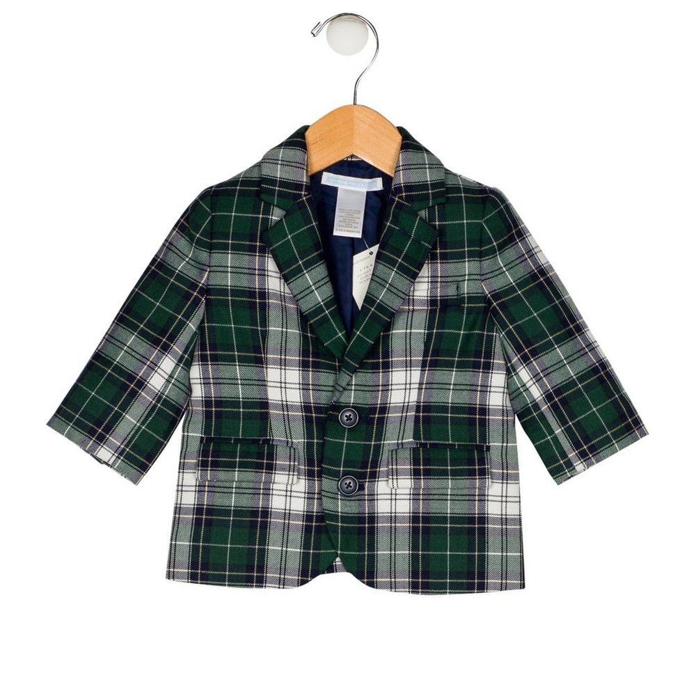 Boys Hunter Green Blazer Janie & Jack